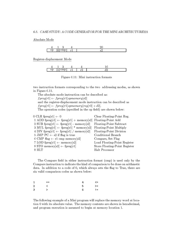 Compiler Design: Theory, Tools, and Examples - Page 221